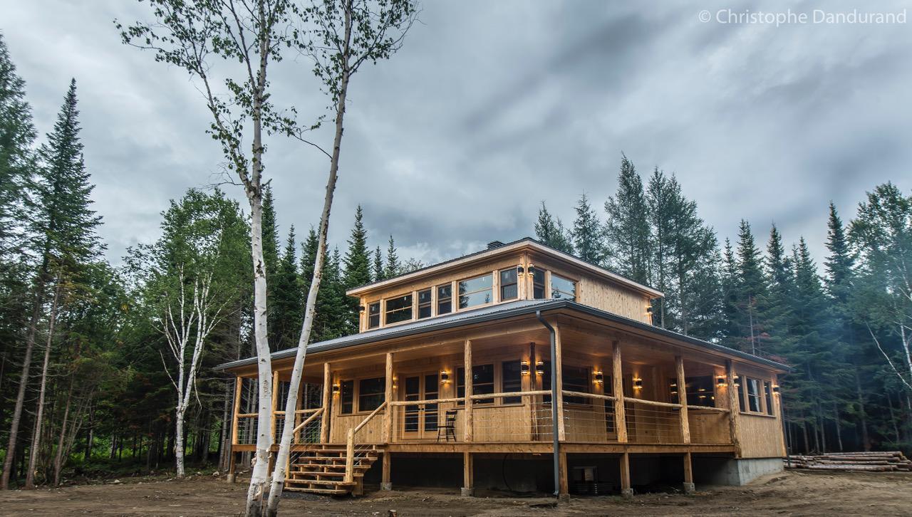 Chalet TAO par Les Chalets Spa Canada La Malbaie Extérieur photo